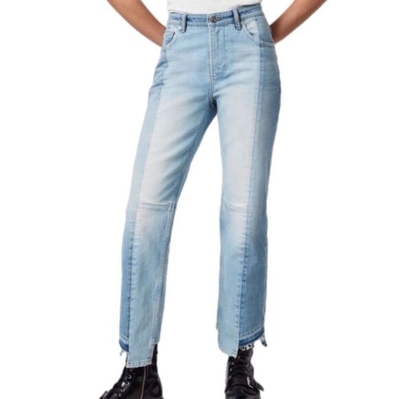 ALLSAINTS Kim Two Tone Jeans - Picture 1 of 7
